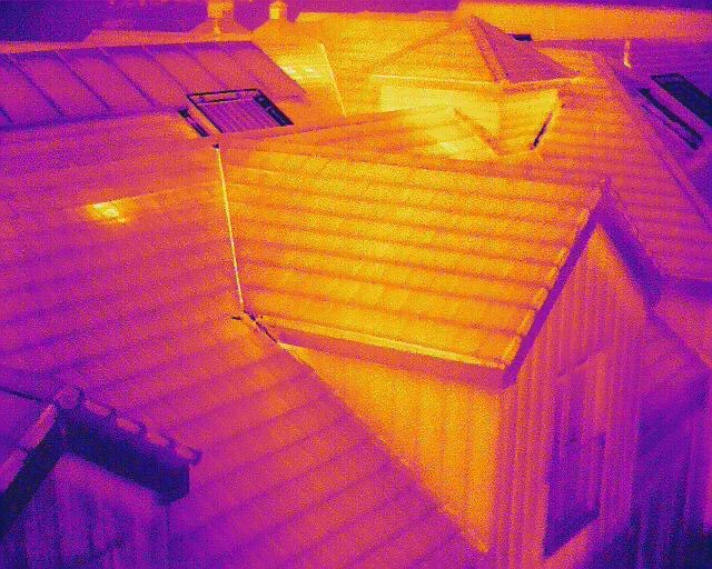 Thermal Imaging Roof Survey Image Gateshead